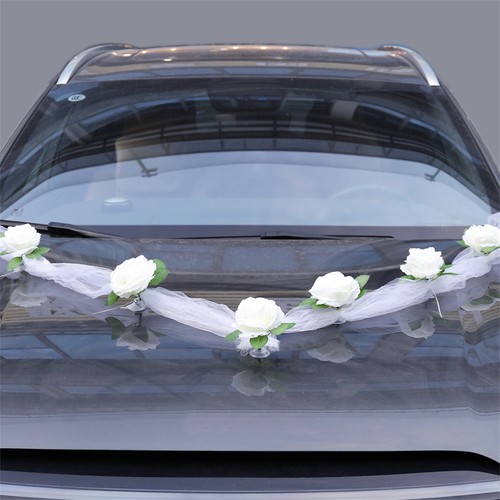 Auto schmuck braut paar - braut, rose