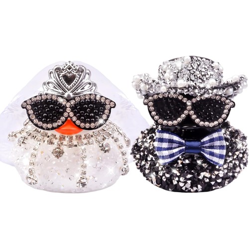Strass brautpaar gummienten - strass,