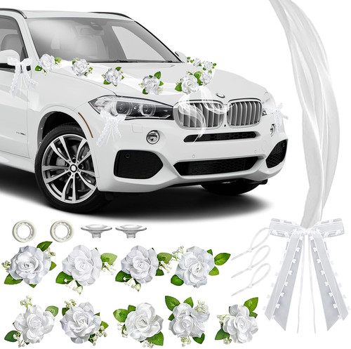 Autoschmuck hochzeit braut - autoschmuck,