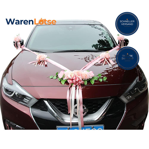 Autoschmuck hochzeit brautpaar - autoschmuck,