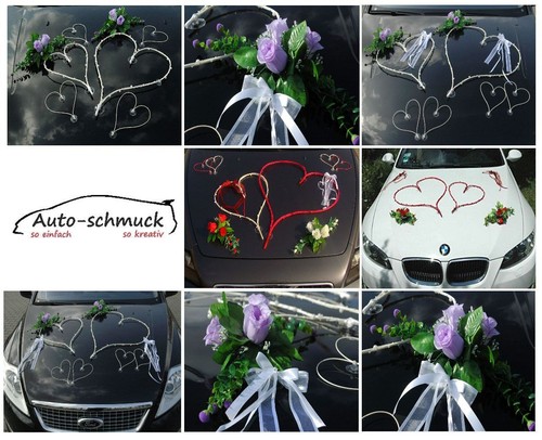 Top herzen auto schmuck braut - top,