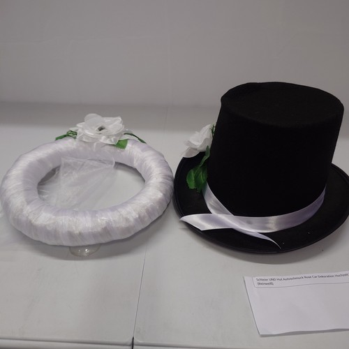 Autoschmuck hochzeit zylinder - autoschmuck,