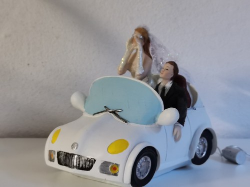 Brautpaar spardosen auto - brautpaar, cm