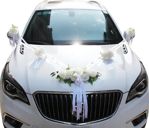 Autoschmuck hochzeit brautpaar - hochzeit,